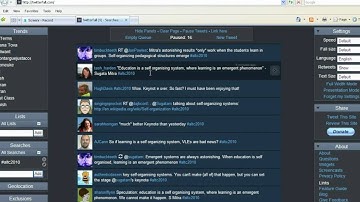 How to use Twitterfall.com to follow conferences and events on Twitter
