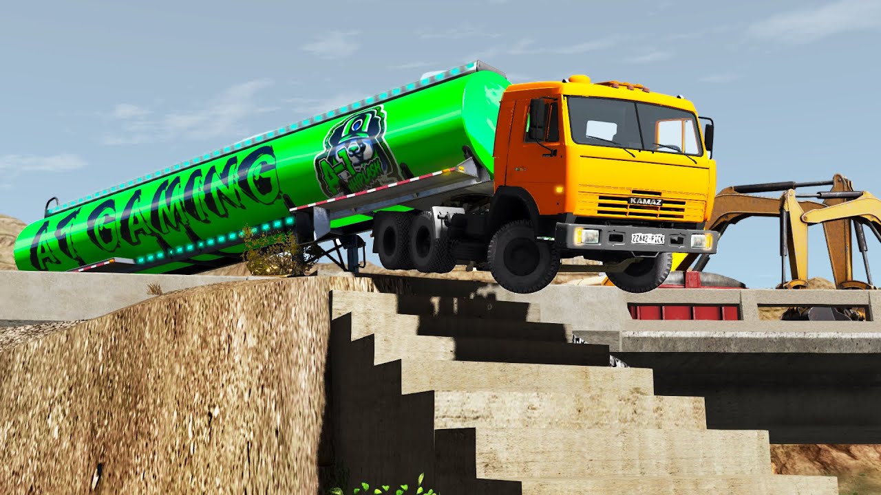 Cars vs Stairs #12 | BeamNG.DRIVE
