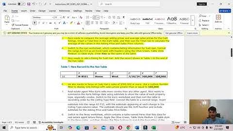 Excel Module 6 Sam End of Module Project 2