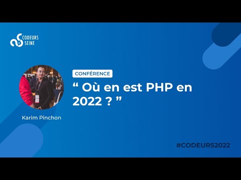 Où en est PHP en 2022 ? - Karim Pinchon