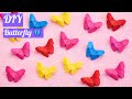 DIY Origami Butterfly / Paper Crafts / Origami paper crafts / How to make / Miniature crafts 