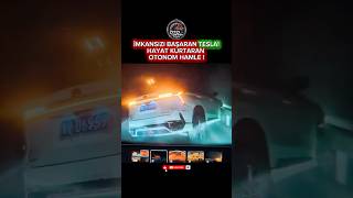 Hayat Kurtaran Otonom Hamle! ⚡#tesla #otopilot #sürüşgüvenliği #otonom #elektrikliaraç #yapayzeka