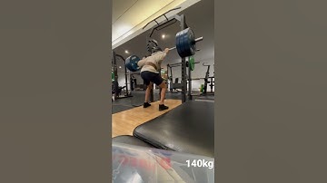 140kg Double pause squat