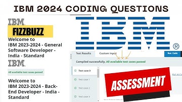 IBM 2024 - Software Developer Assessment | IBM Back-End Developer Assessment | HackerRank