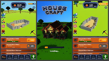 House Craft 3D - Idle Block Building Game (Gameplay Android)
