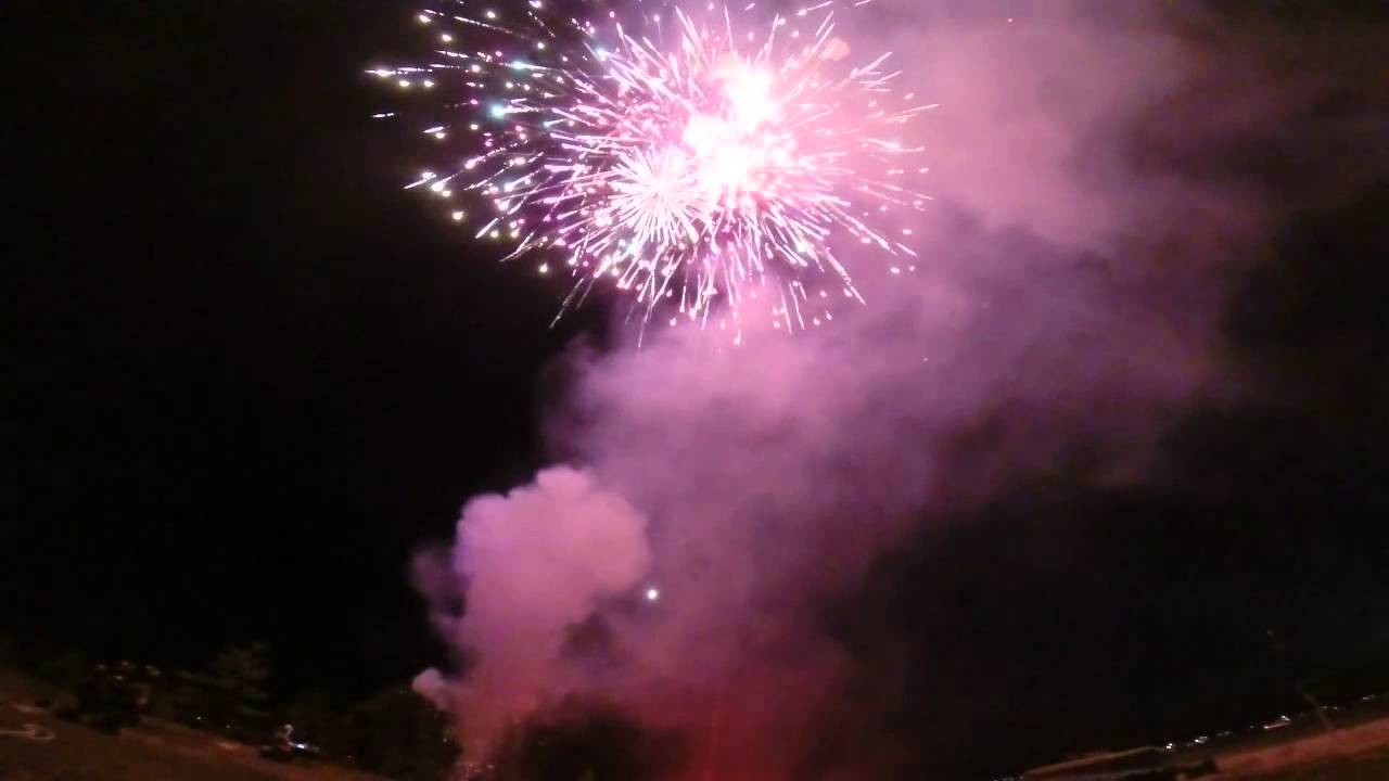 Burt Lake Indian river fireworks display 2014 YouTube