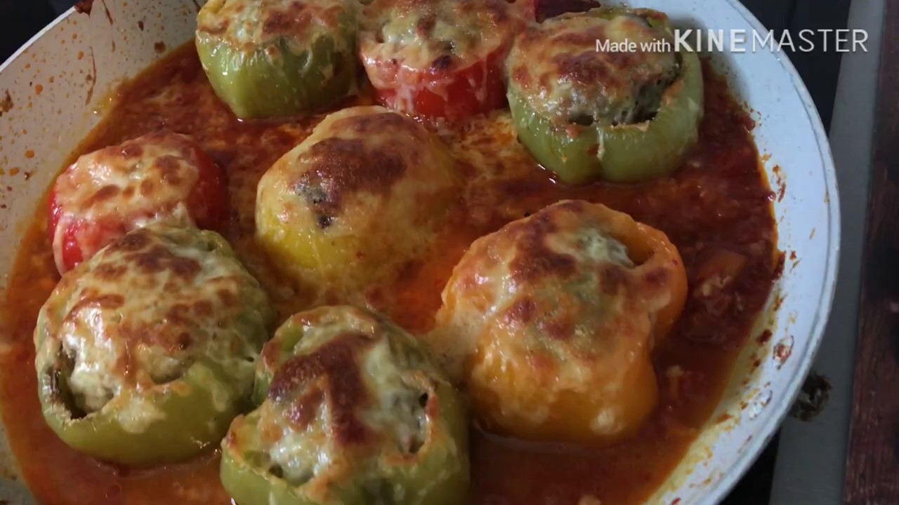 Degisik  bir biber dolmasi