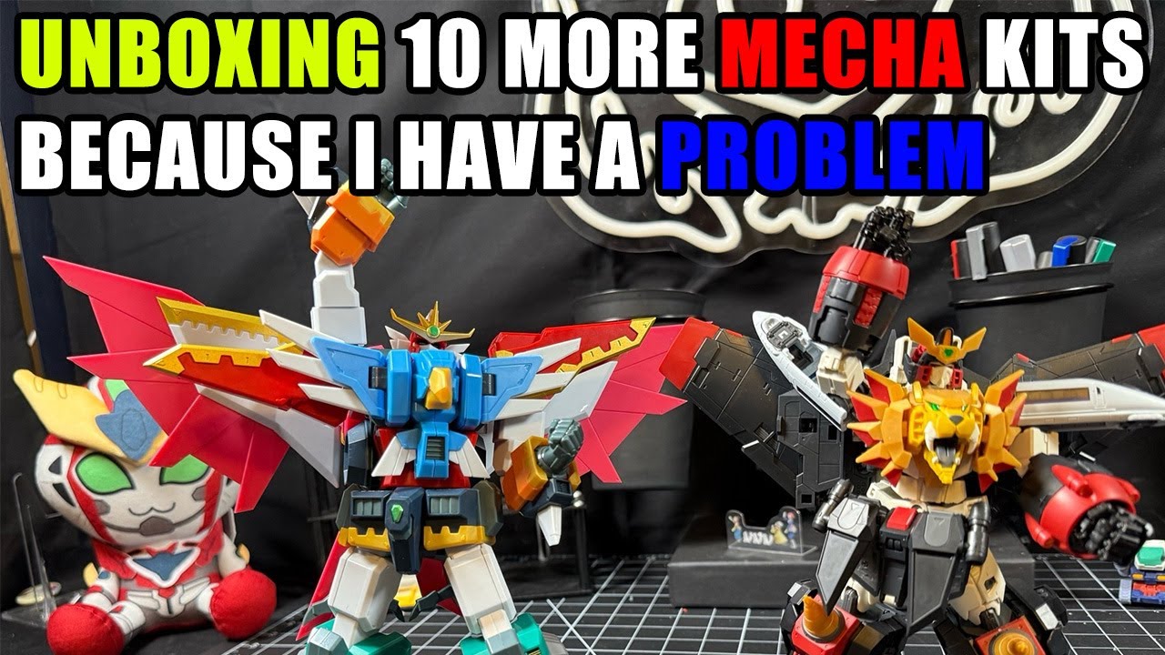 【MECHA KIT UNBOXING】Unboxing 10 more mecha model kits help me - YouTube