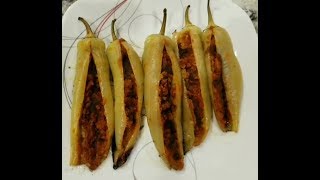 Stuffed Banana Peppers Recipe |  Masala Banana Peppers Recipe | Spicy Banana Pepper Sauce