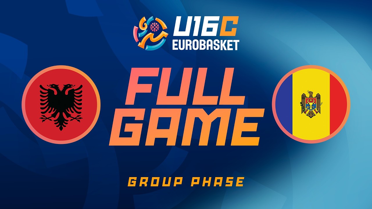 Group Phase | Albania v Moldova | Full Basketball Game | FIBA U16 EuroBasket 2026 Division C