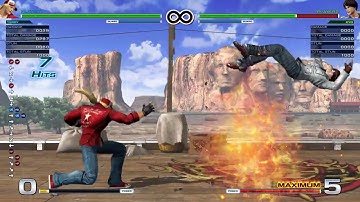 The King of Fighters XIV v3.10 Terry Practical Max Mode Combos