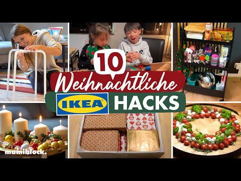 IKEA Weihnachten HACKS & DIYs 🎄🕯| Schick & kostengünstig | X-MAS Hacks | 🎅🏻- Wichtel | mamiblock @mamiblock