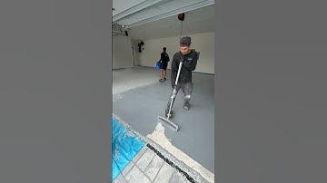 Epoxy flake installation