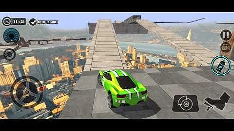 Camping mode level no 17 in impossible car Stunt tarack 3d