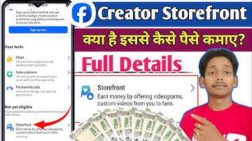 🔴 Creator Storefront Facebook | Facebook Creator Storefront | Facebook Monetization New Tools