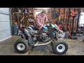 First Start on Modded Out Polaris Outlaw 500 Quad. Will It Run? (Part 2)