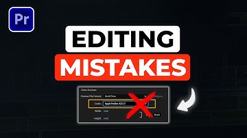 7 HUGE Video Editing MISTAKES Beginners Make  (And How To Fix Them)