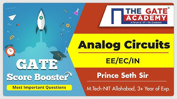 Analog Circuits (EC/EE/IN) - Most Important Questions for GATE 2020