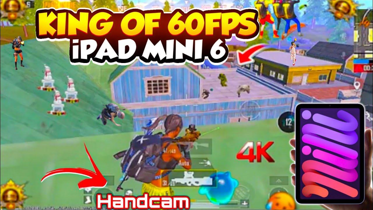 iPAD MINI 6 PUBG TEST🔥HD+Extreme PUBG Handcam❤️ iOS 26.1 Livik Gameplay!