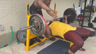 BTC comeback! Big Post Op Bench Press PR and Deadlift Stiff bar PR!