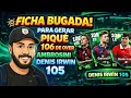  PIQUÉ 106 DE OVER! 🔥 AS FICHAS BUGADAS DE IRWIN E AMBROSINI NO EFOOTBALL 2026