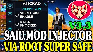 SAIU! MOD MENU AINCRAD MODS V3.3 INJECTOR VIA ROOT GRATIS ATUALIZADO SILENT AIM 100%HS ESP LINHAS