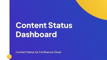 Content Status Dashboard | Content Status for Confluence Cloud