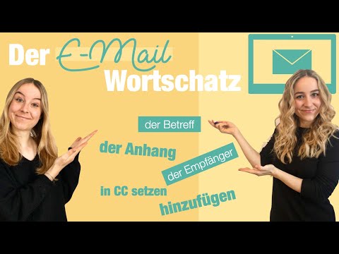 Hast du schon einmal jemanden in cc gesetzt? Lerne JETZT, was das ist! *EMAIL Wortschatz* (A2,B1,B2)