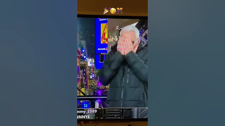 Anderson Cooper convulsed after taking this shot on New Years Eve Live!!! #shorts