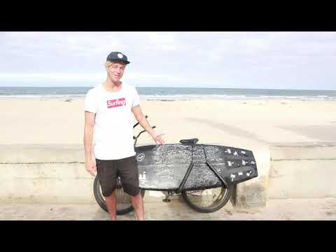 Ho Stevie! Surfboard Bike Rack