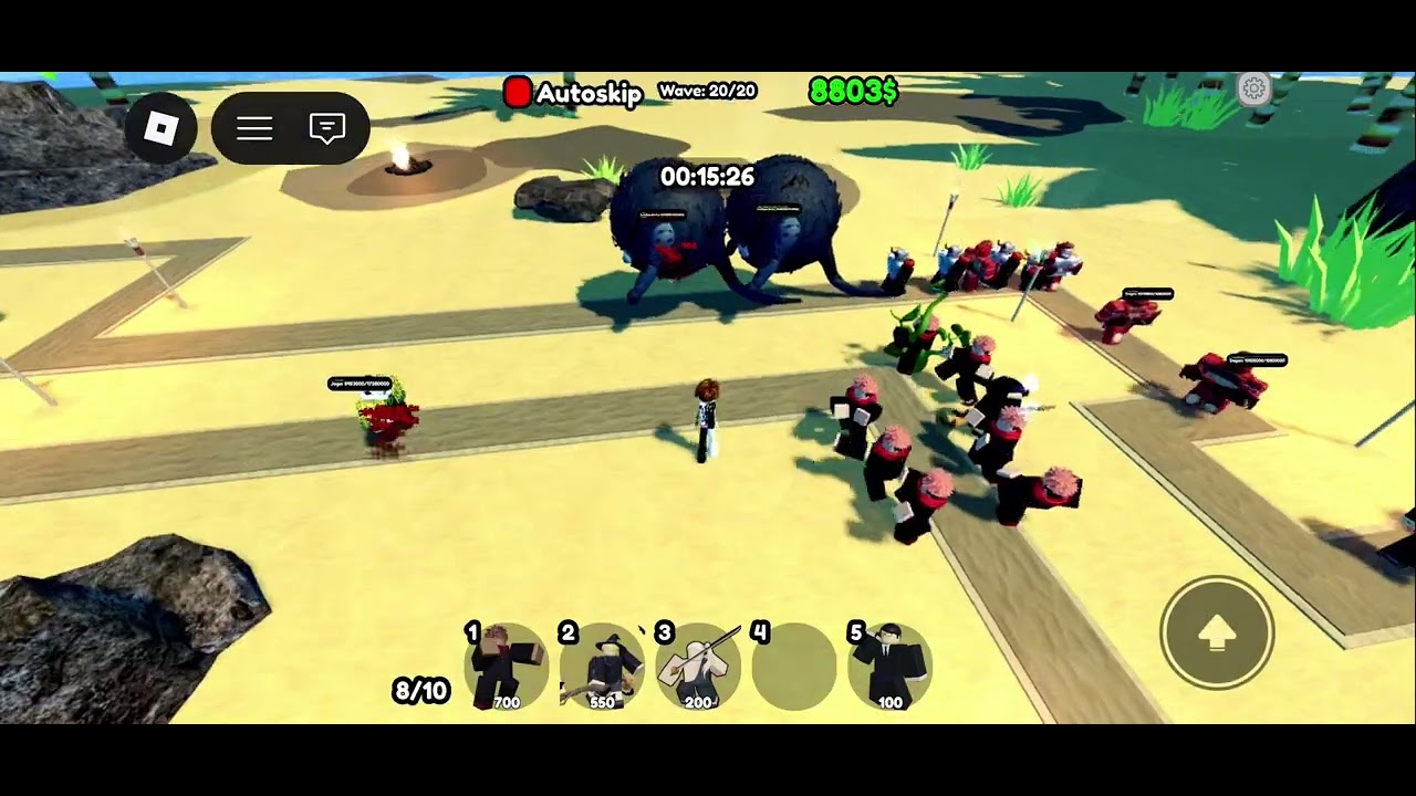 Trying to do hell 15 with only yuji and buffs