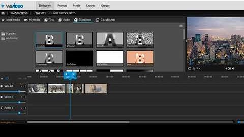 Add Transitions to Photos and Video Clips in WeVideo