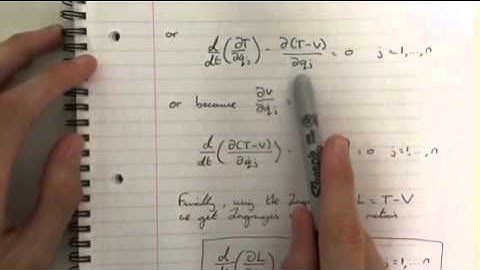 Derivation of Lagrange