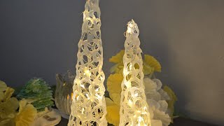 DIY tabletop Christmas tree 🎄,  lightup Christmas tree for Christmas decorations.