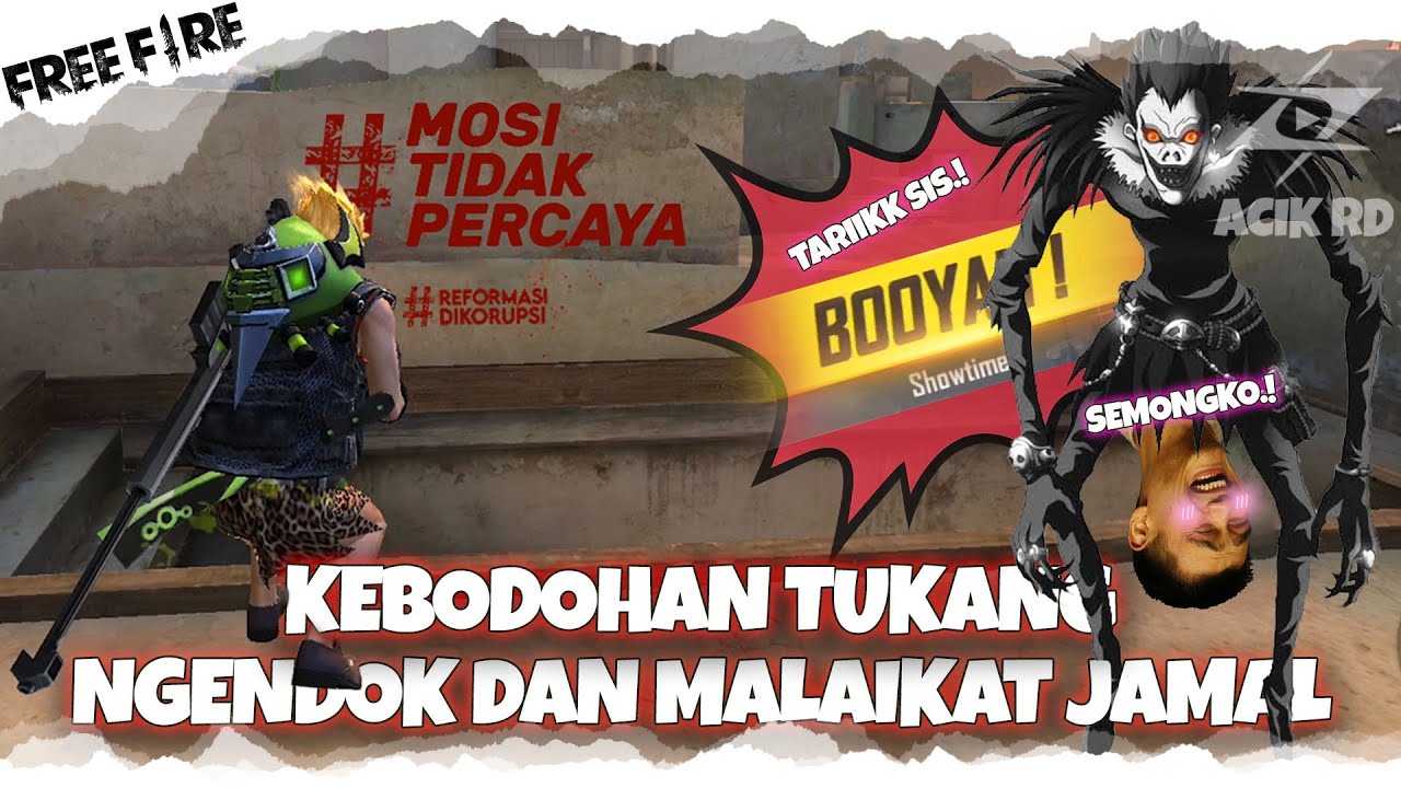 BOOYAH FF ! MAIN GAME FF DIBANTU MALAIKAT JAMAL | GAMEPLAY FF GARENA