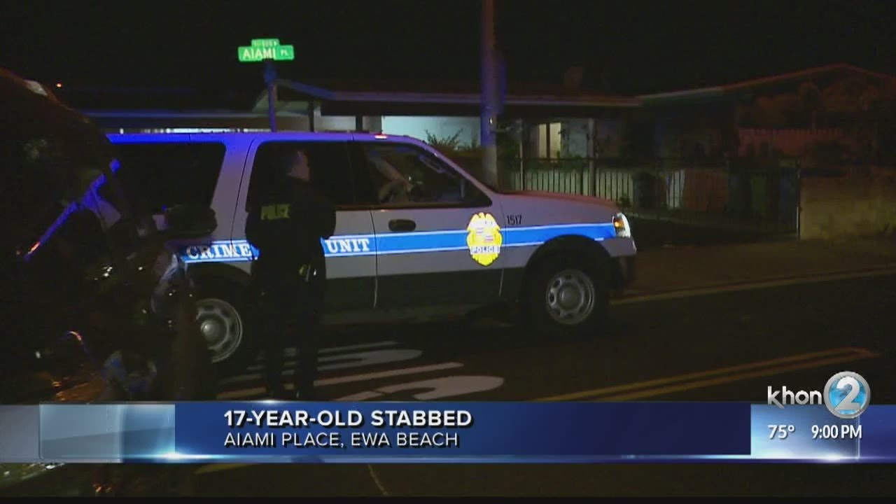 Man arrested for attempted murder after teen stabbed in Ewa Beach - YouTube