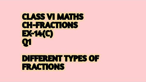 Class VI ICSE board maths Ch-14 Fractions Ex-14(C) love with mathematics