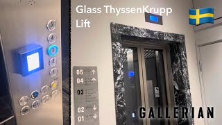 Glass ThyssenKrupp Lift - Gallerian Shopping Centre In Stockholm, Sweden  Update
