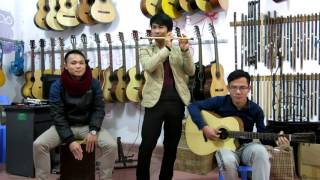 mặt trời bé con . guitar sáo+ trúc +cajon