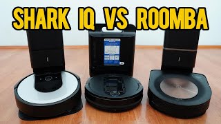 Shark IQ Robot vs Roomba I6+ vs Roomba 