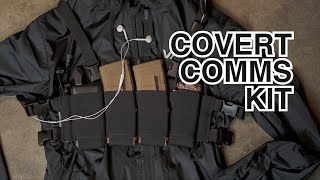 Covert/LowVis Comms Chest Rig Kit Setup