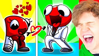 ALPHABET LORE As RAINBOW FRIENDS?! (ALL TRANSFORMATIONS ANIMATED!)