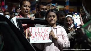 Antusiasme Warga Kabupaten Maluku Tenggara sambut Presiden Jokowi, 14 September 2022