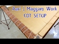 DIY | Aari | Maggam Work Cot Complete Setup at Home | Tutorial !!