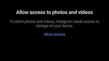 how to allow storage permission on instagram