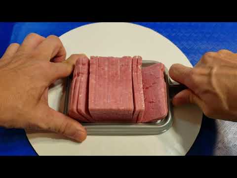 Heavy Duty Slicer Cut Spam Meat in Perfect Slices - Westmark Made in German  