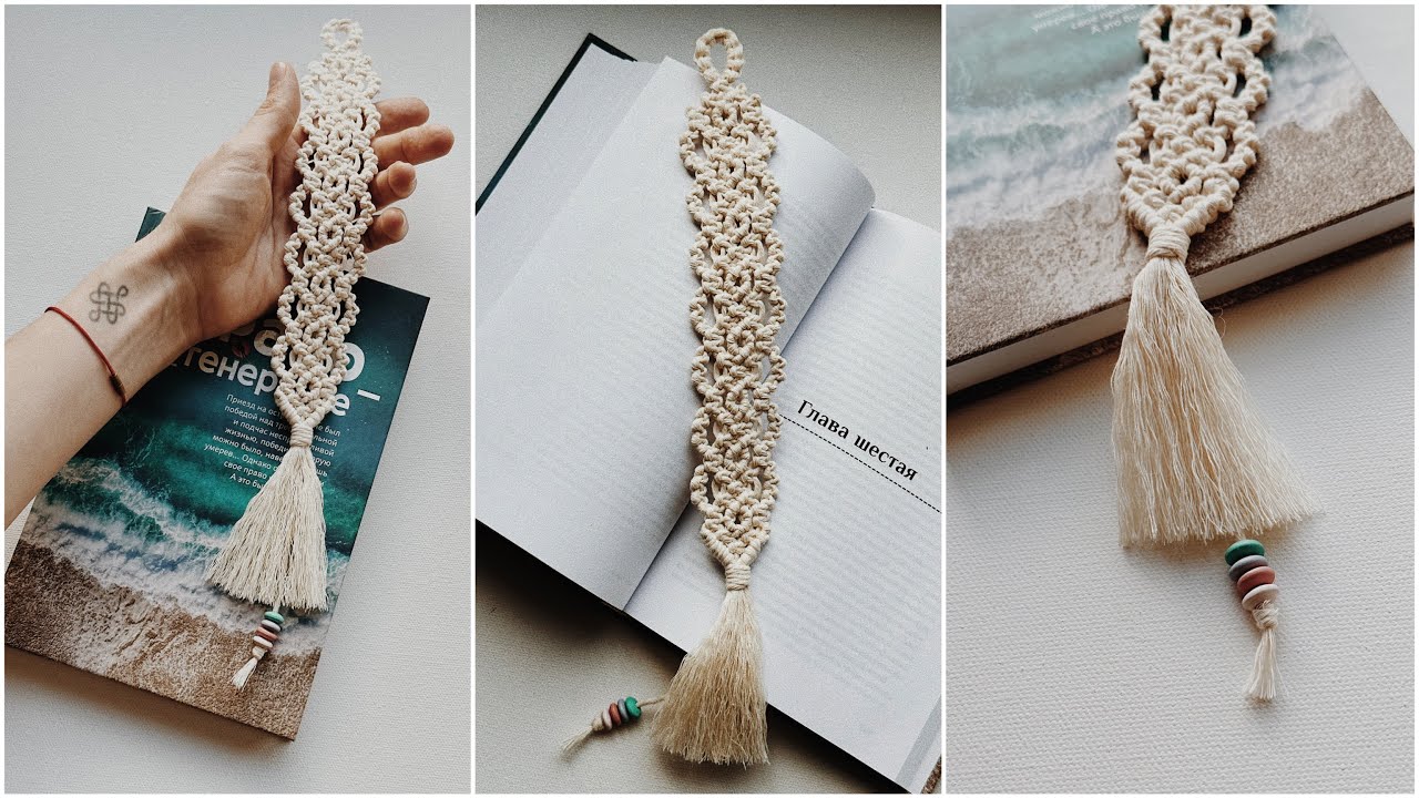 MACRAME BOHO BOOKMARK / DIY
