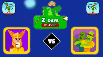 Bowmasters Gameplay Walkthrough Part-68 | Z-Days Wave 1-10