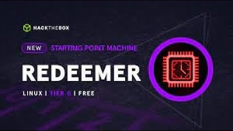 HackTheBox Walkthrough: Redeemer - Starting Point
