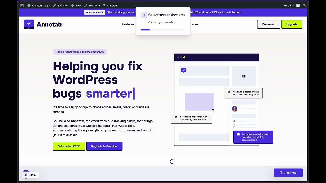 Annotatr: Streamline WordPress Project Management & Bug Reporting